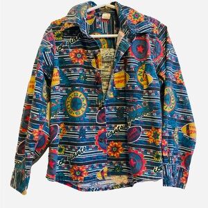 Vintage Giants Football Kids Button Down Shirt